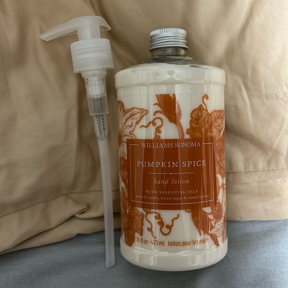 Pumpkin spice hand lotion
